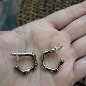 John Hardy Bamboo Silver Earrings